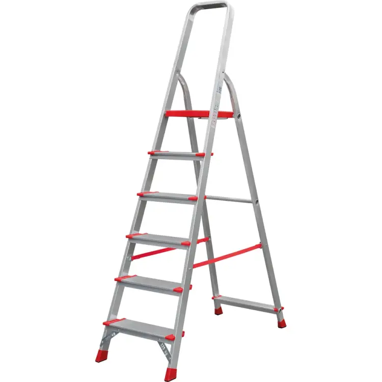 Алюминиевая стремянка Новая Высота 5110106 Алюминиевая стремянка Новая Высота 5110106