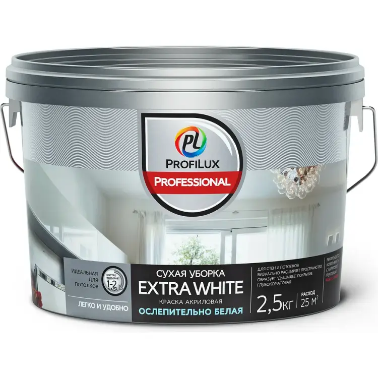 Вододисперсионная акриловая краска Profilux Professional Н0000005764 Вододисперсионная акриловая краска Profilux Professional Н0000005764