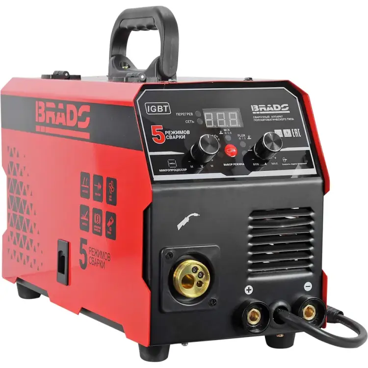 Сварочный полуавтомат BRADO MIG/MMA-220L-24 00-00023967