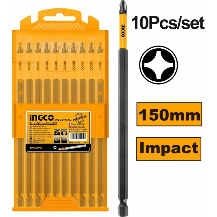 Набор ударных бит INGCO IMPACT SDBIM11PH263