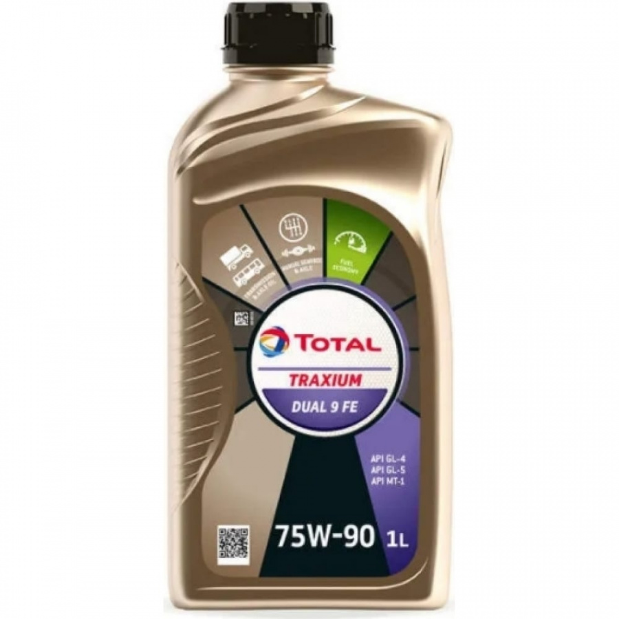 Трансмиссионное масло TOTAL Traxium Dual 9 FE 75W90