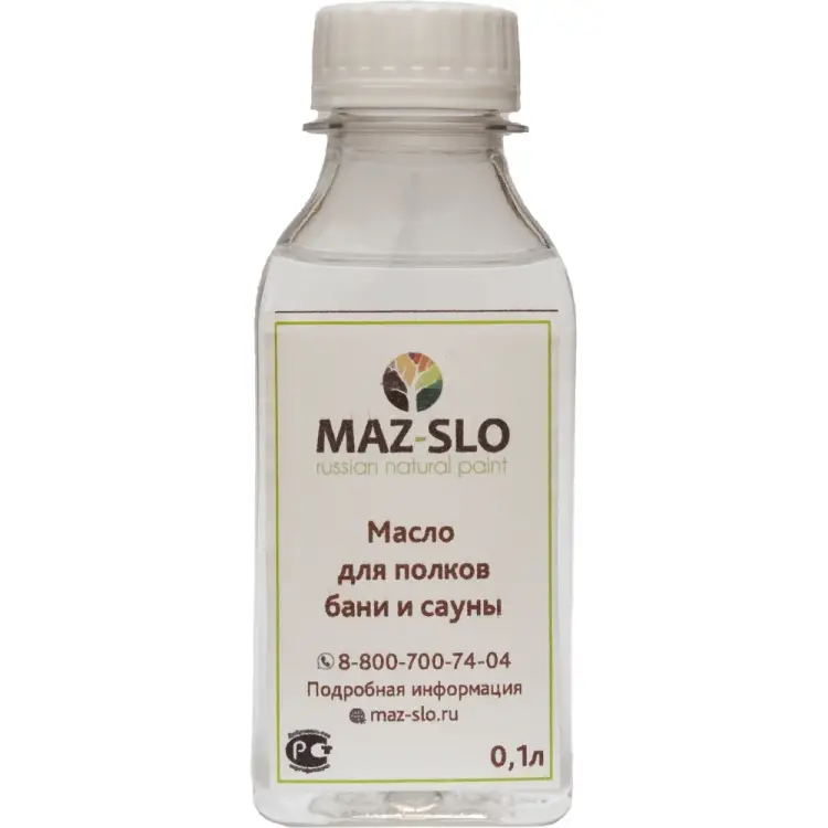 Масло для полков в бане и сауне MAZ-SLO 8066954
