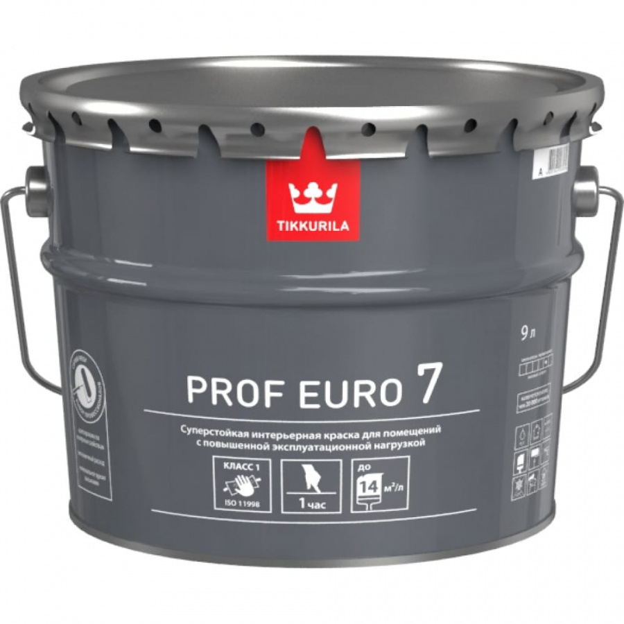 Суперстойкая интерьерная краска Tikkurila PROF EURO