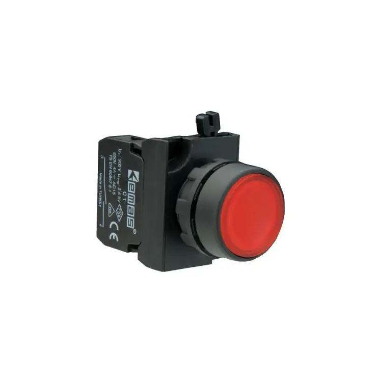 Круглая нажимная кнопка EMAS CP202DK