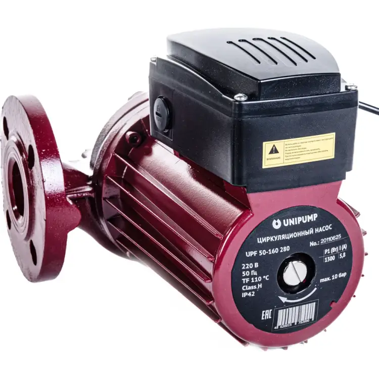 Циркуляционный насос UNIPUMP UPF 50-160 280 10092 Циркуляционный насос UNIPUMP UPF 50-160 280 10092