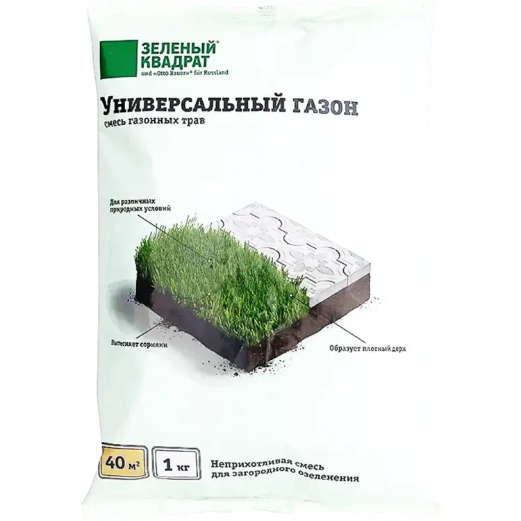 Семена газона Зеленый квадрат Универсальный 4607160331157