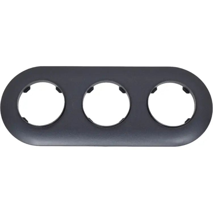 Трехместная рамка BYLECTRICA ПРОВАНС ЮЛИГ.735212.501 графит