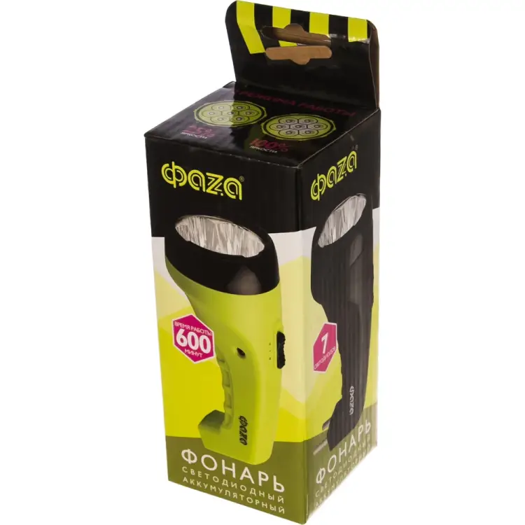 Аккумуляторный фонарь ФАZА AccuF2-L07-bk 5000810