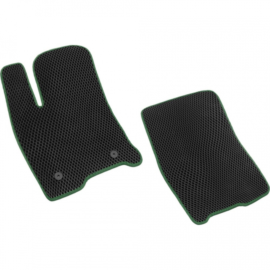Передние коврики для Kia Sorento Prime 2014 - 2022 Vicecar 2EV23038-темнозеленый