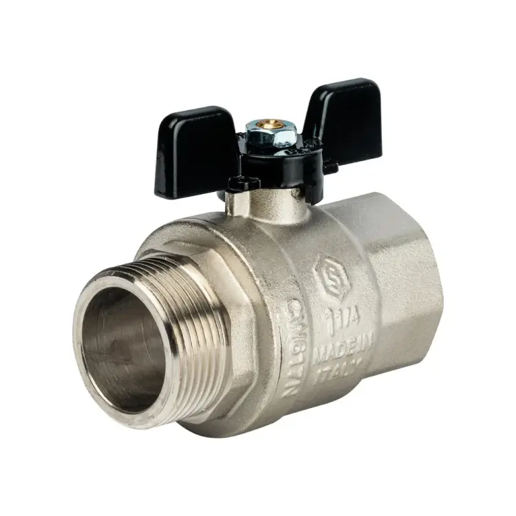 Полнопроходной шаровой кран STOUT RG008Q0LA6LRBK