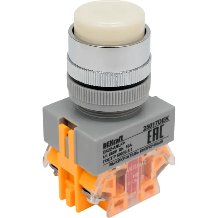 Кнопочный выключатель DEKraft ВК22 25017DEK
