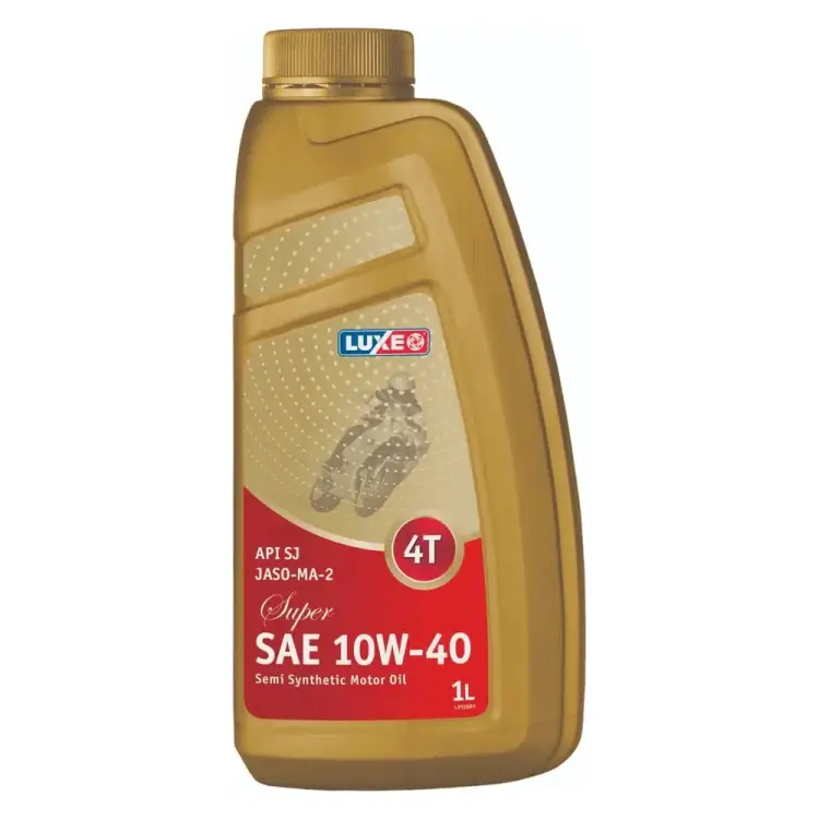 Полусинтетическое масло для четырехтактных двигателей LUXE jaso-ma-2 4t 10w40 super 122