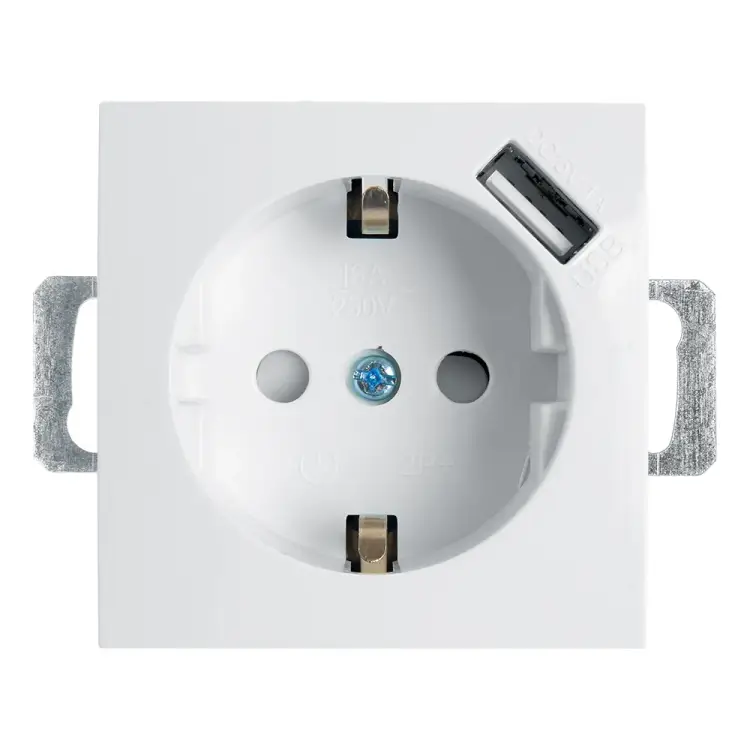 Одноместная розетка STEKKER Эрна 39318