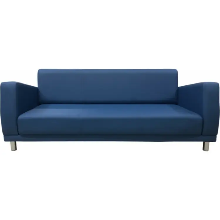 Трехместный диван Мягкий Офис синий НП301СН