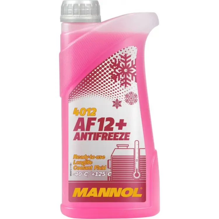 Готовый раствор охлаждающая жидкость MANNOL ANTIFREEZE LONGLIFE AF12+ 2038