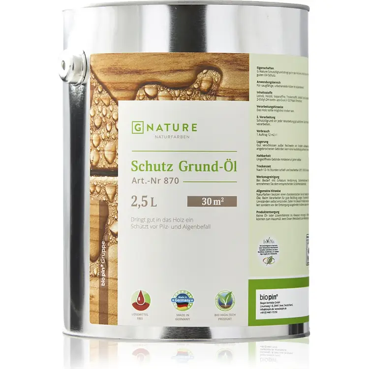 Защитный грунт-масло GNature 870 Schutz Grund-Ol 8700250