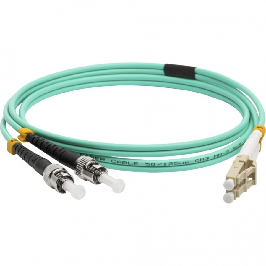 Дуплексный оптический патч-корд LANMASTER LAN-2LC-2ST/OM3-3.0