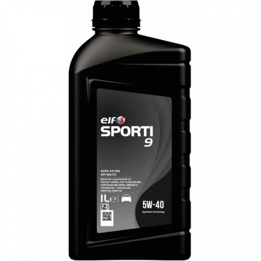Масло для 4-х тактных двигателей ELF SPORTI 9 5W40 5848