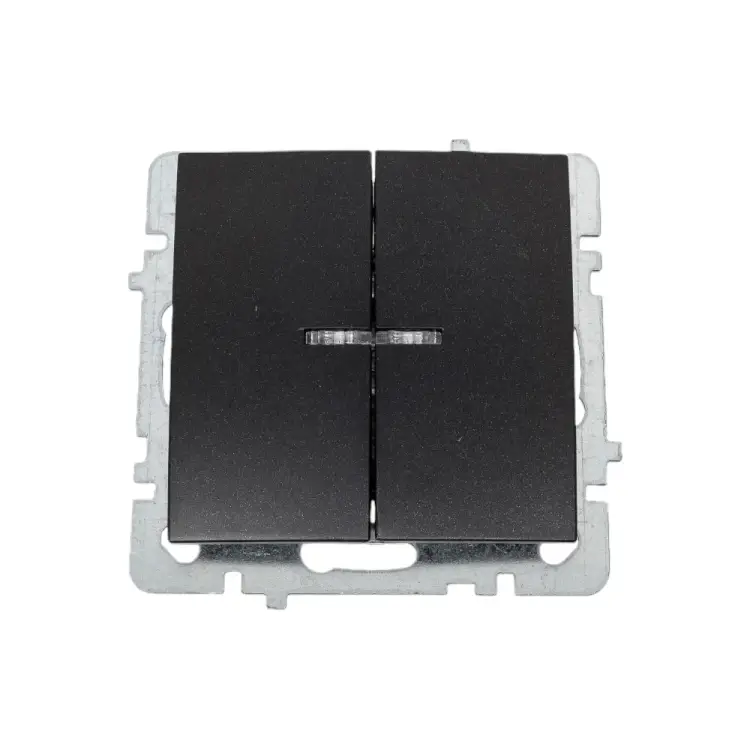 Двухклавишьный механизм выключателя Nilson TOURAN-ALEGRA-THOR 24380404