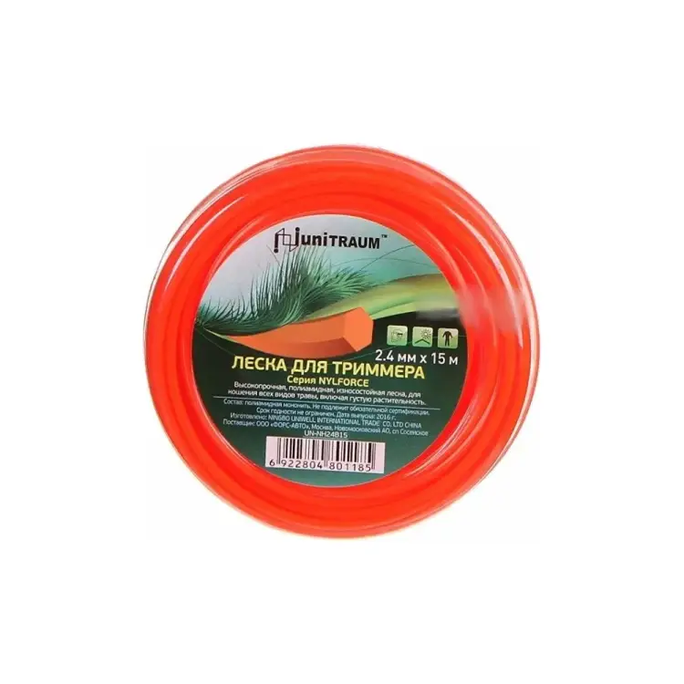 Леска для триммера UNITRAUM UN-NH24B15
