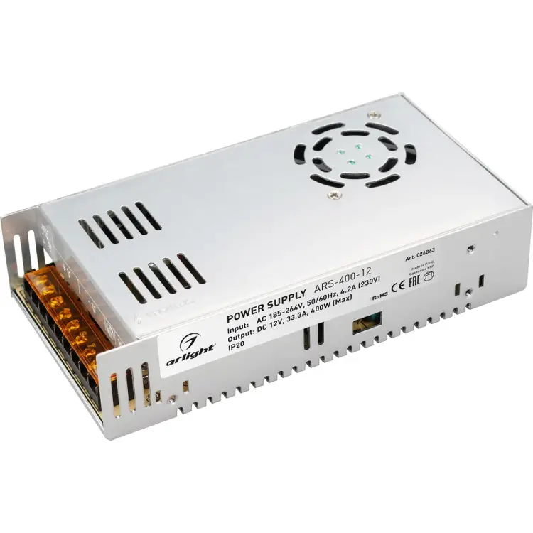 Блок питания Arlight ARS-400-12 026863 Блок питания Arlight ARS-400-12 026863