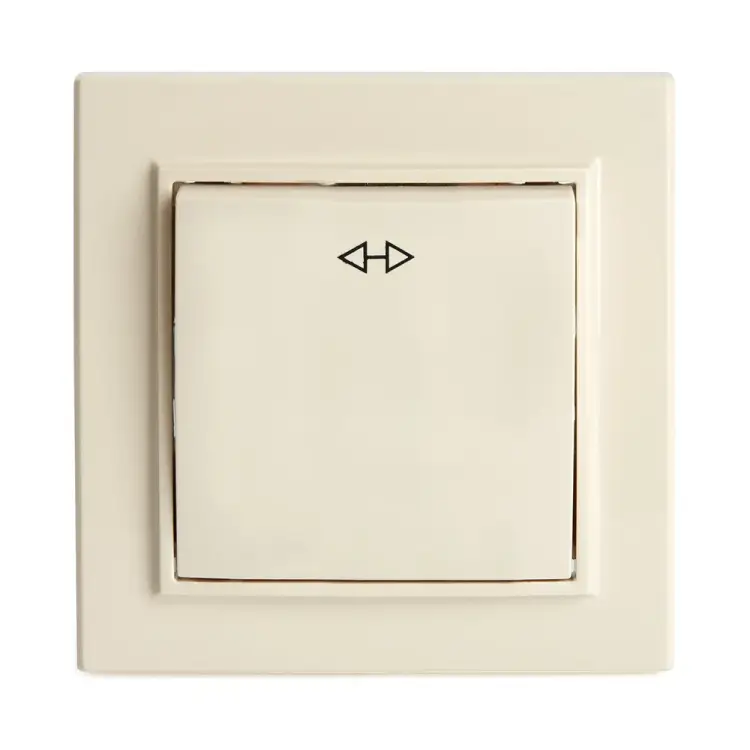 Перекрестный одноклавишный переключатель STEKKER psw10-9009-02 39926