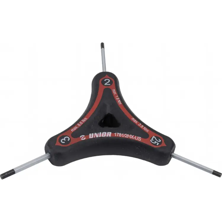 Трехсторонний шестигранный ключ Unior 624908