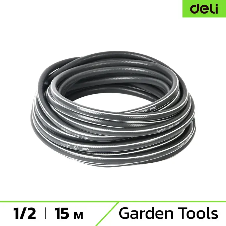 Поливочный армированный четырёхслойный шланг DELI 133800