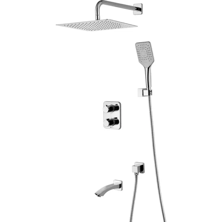 Встраиваемый смеситель для ванны и душа Lemark Yeti LM7842C