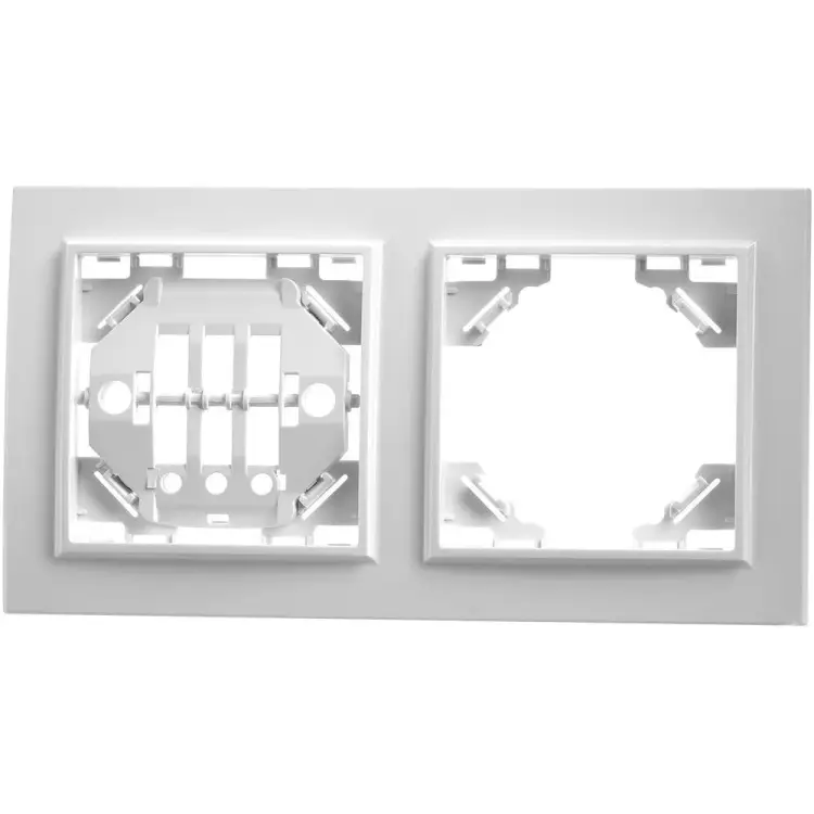 Двухместная горизонтальная рамка STEKKER PFR00-9002-01 Эрна 39055