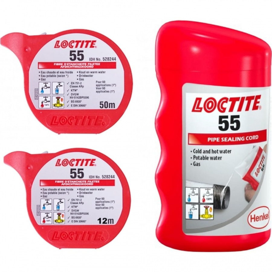 Герметизирующая нить для газа и питьевой воды LOCTITE 55