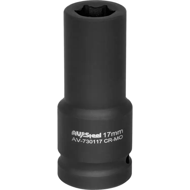 Ударная шестигранная удлиненная головка AV Steel AV-730117