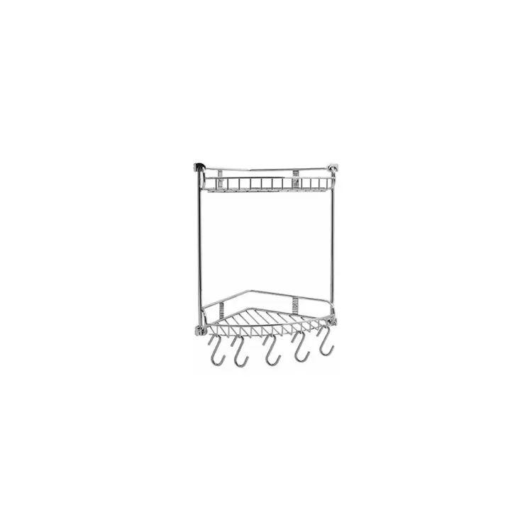 Металлическая двойная угловая полка WasserKraft K-1222