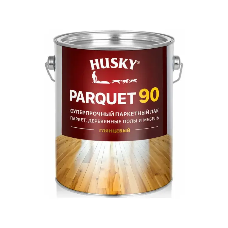 Глянцевый суперпрочный паркетный лак HUSKY 30151