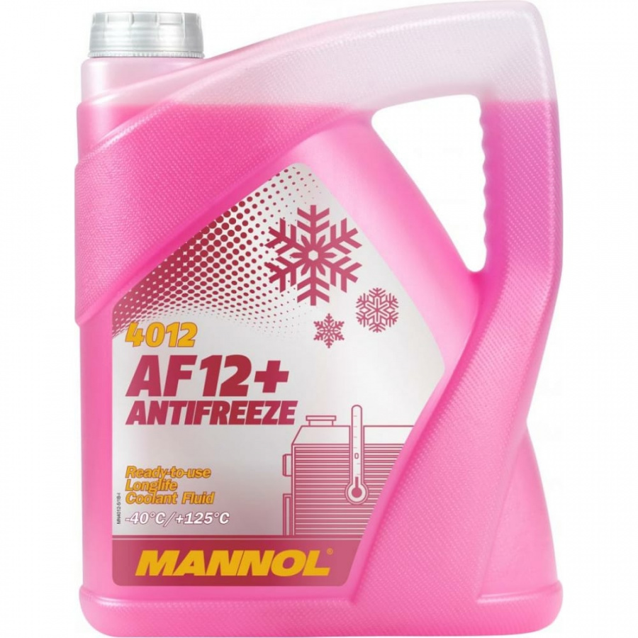 Готовый раствор охлаждающая жидкость MANNOL ANTIFREEZE LONGLIFE AF12+