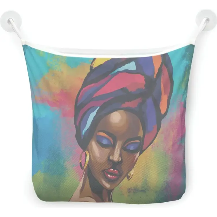 Настенная сетка-органайзер для ванной для игрушек JOYARTY Колоритная африканка tgb_385245