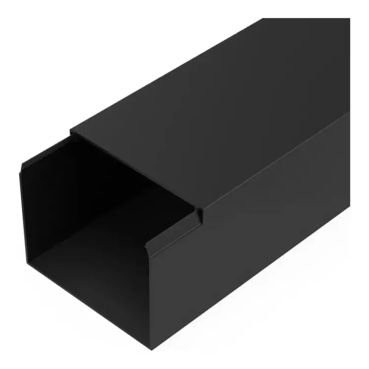 Кабель-канал Промрукав черный 2-й замок в п/э 80x60 2м PR03.0220