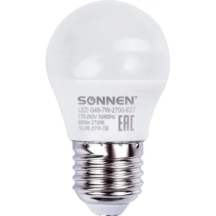 Светодиодная лампа SONNEN 453703 Светодиодная лампа SONNEN 453703