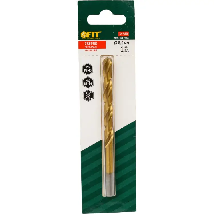 Сверло по металлу FIT 34380