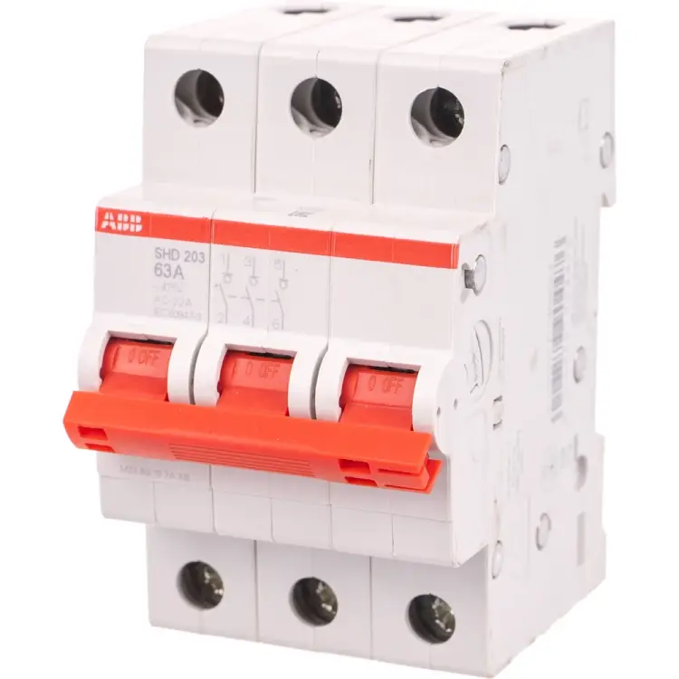 Трехполюсной рубильник ABB SHD203/63 2CDD273111R0063