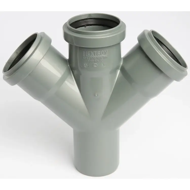 Крестовина для внутренней канализации Flextron 148073
