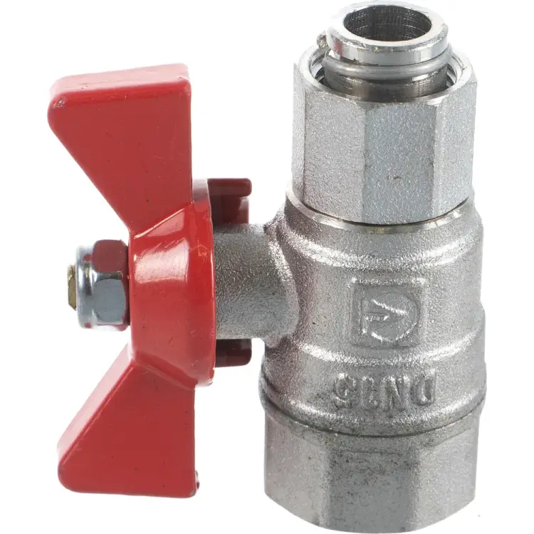 Шаровый кран для подключения манометра Valtec VT.807.N.0403