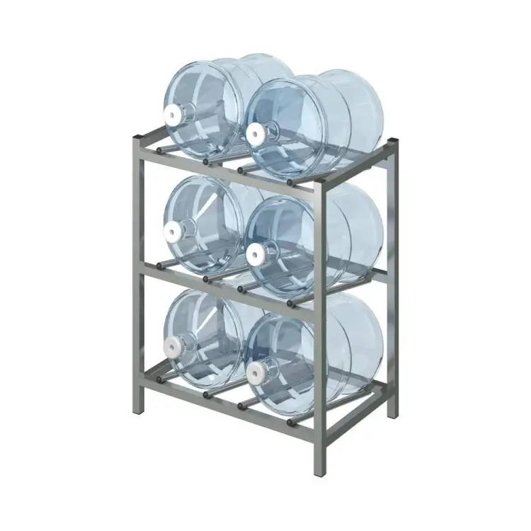 Металлический стеллаж для воды бутилированной ООО Комус KD_Бомис-6Л 656514