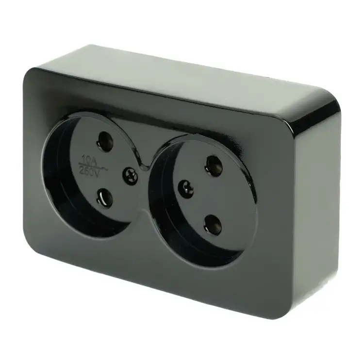 Двухместная розетка STEKKER софия mst10-12-02 49315