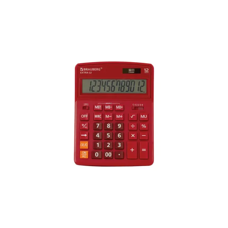 Настольный калькулятор BRAUBERG EXTRA-12-WR 250484 Настольный калькулятор BRAUBERG EXTRA-12-WR 250484