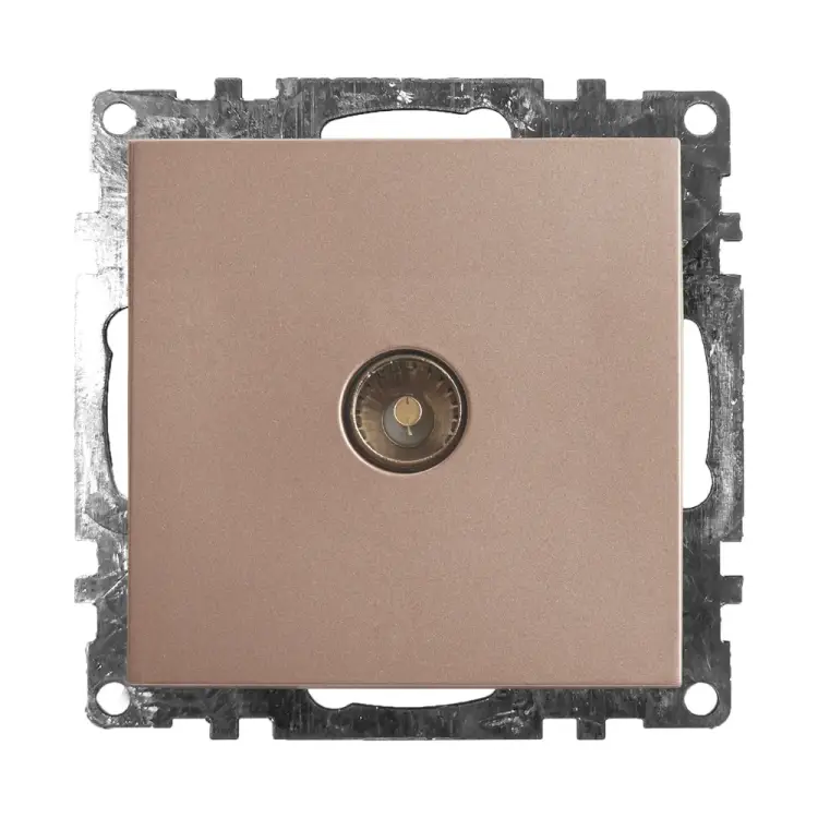 Одноместная телевизионная розетка STEKKER Катрин GLS00-7108-02 39600