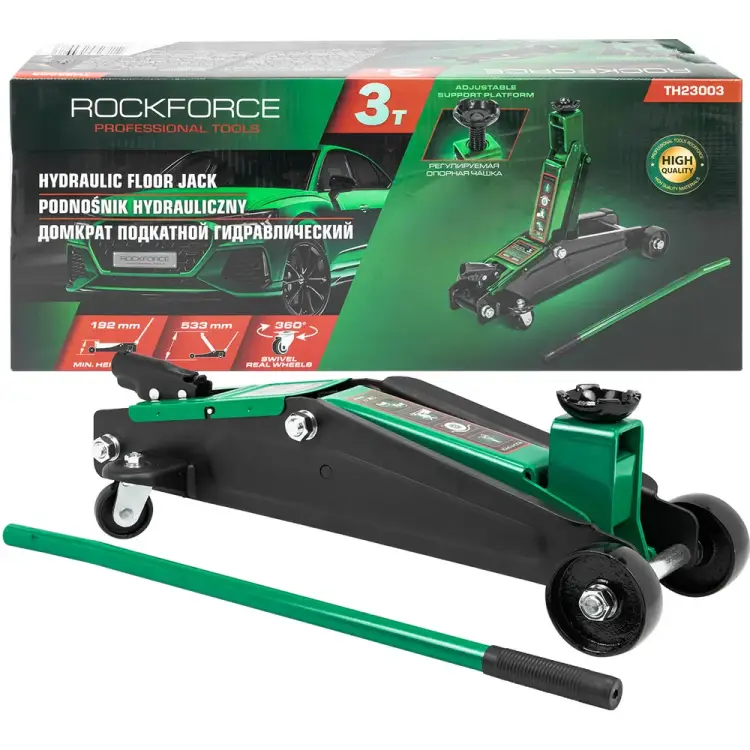 Гидравлический домкрат подкатной Rockforce RF-TH23003(48276)