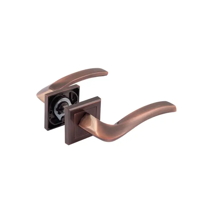 Дверная ручка НОРА-М 112К AL 16848