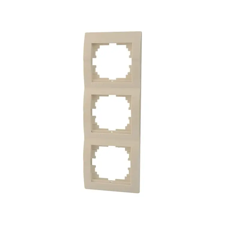 Вертикальная трехместная рамка Lezard DERIY 702-3000-153