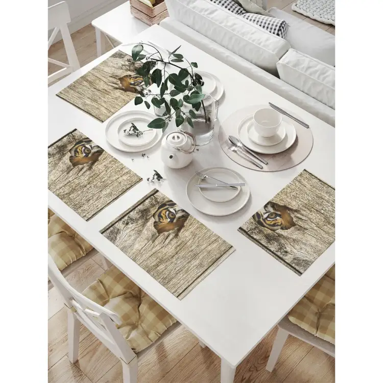 Комплект тканевых салфеток для сервировки стола JOYARTY np_12725